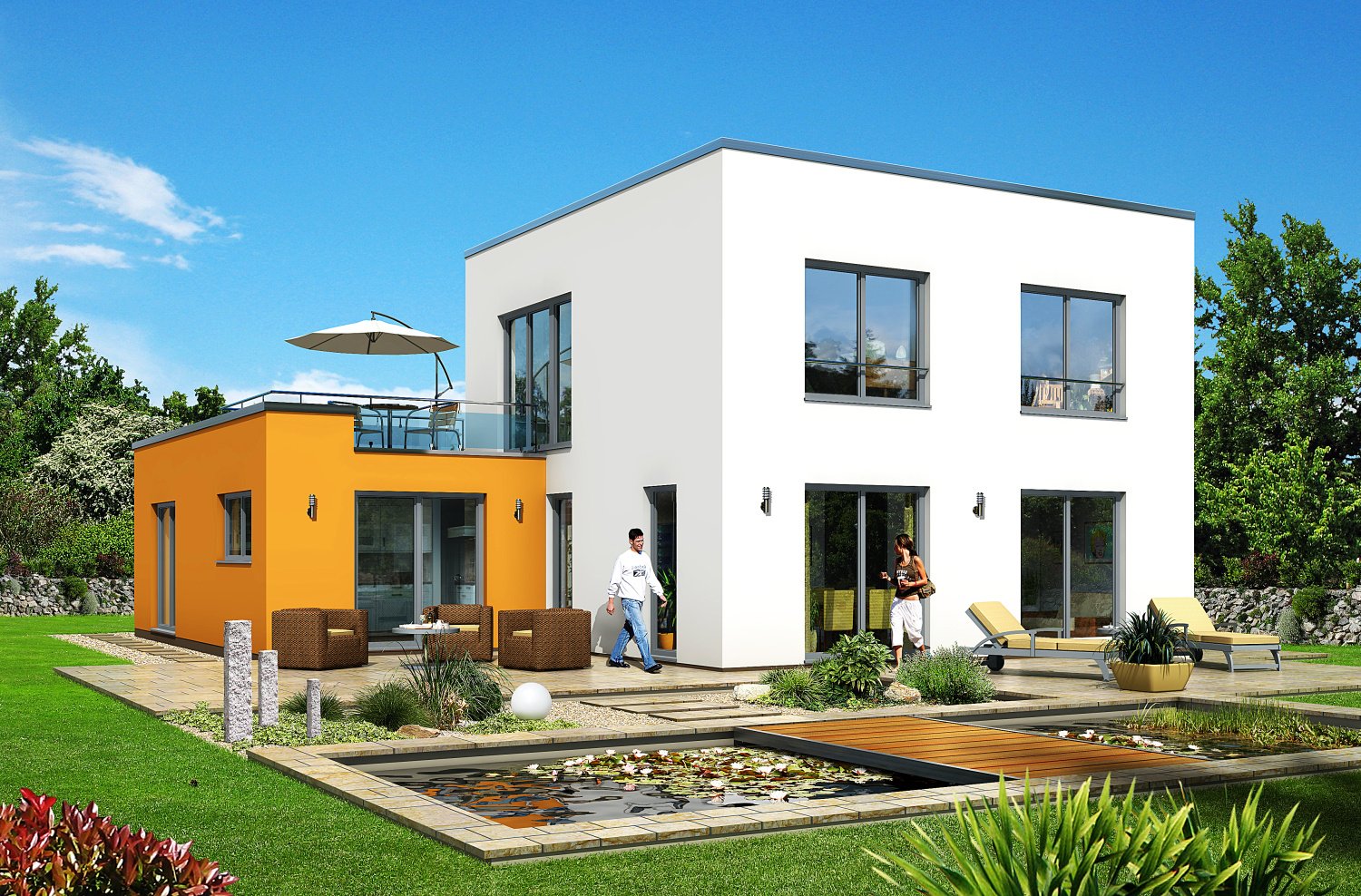 Проект дома из газоблока ISTKULT с гаражом: что нужно учесть?