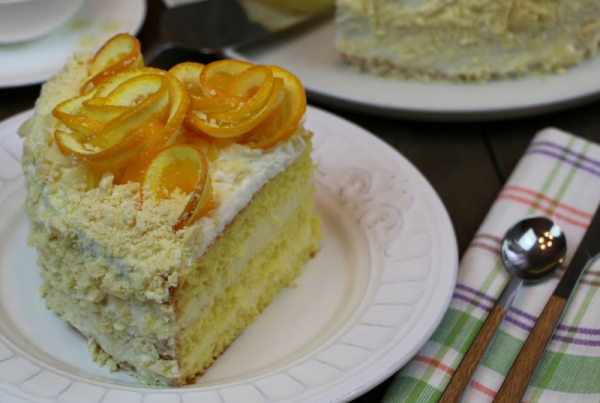 Апельсиновий торт – 7 рецептів приготування