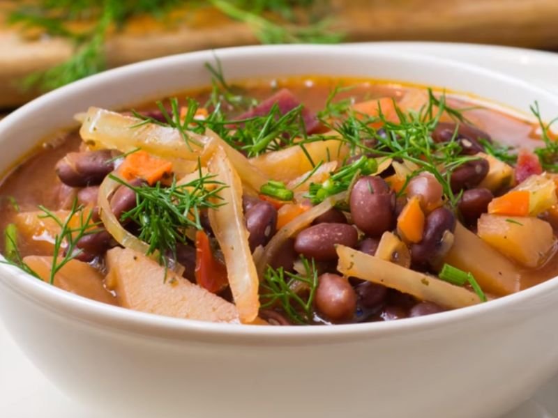 Борщ з квасолею — 8 незрівнянних і дуже смачних рецептів борщу квасоляного