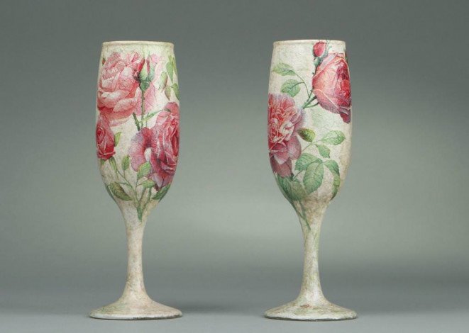 Декупаж на склі для початківців, фото