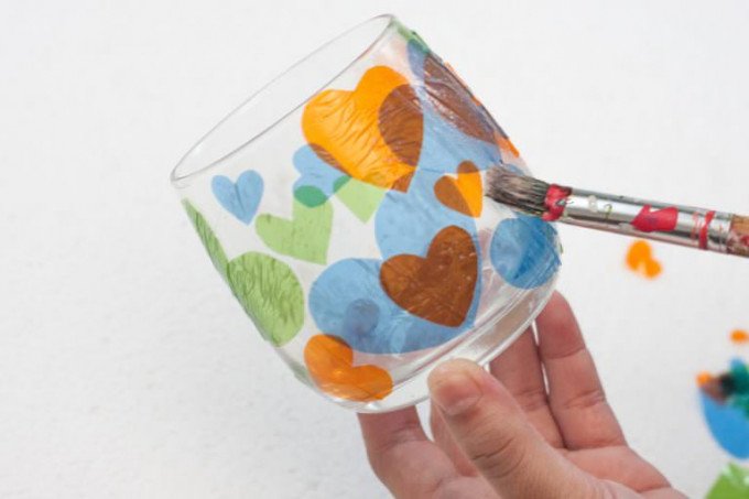 Декупаж на склі для початківців, фото