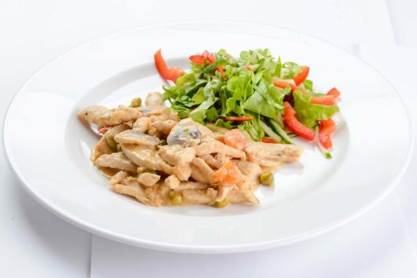 Фрікасе з курки з грибами – 6 рецептів приготування