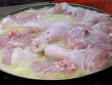 Курка по-єврейськи рецепт з цибулею та содою покроково