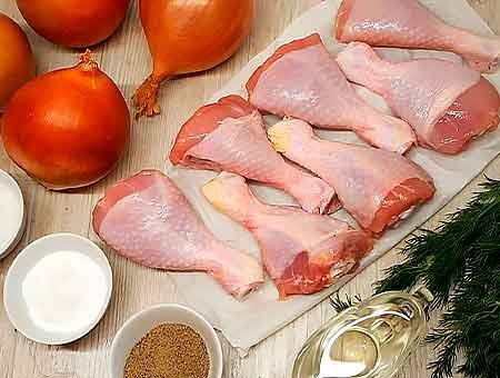 Курка по-єврейськи рецепт з цибулею та содою покроково