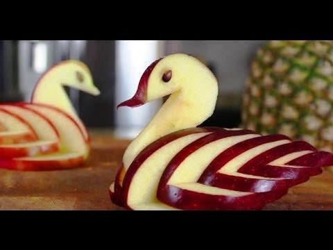 Лебідь з яблука: секрети виготовлення