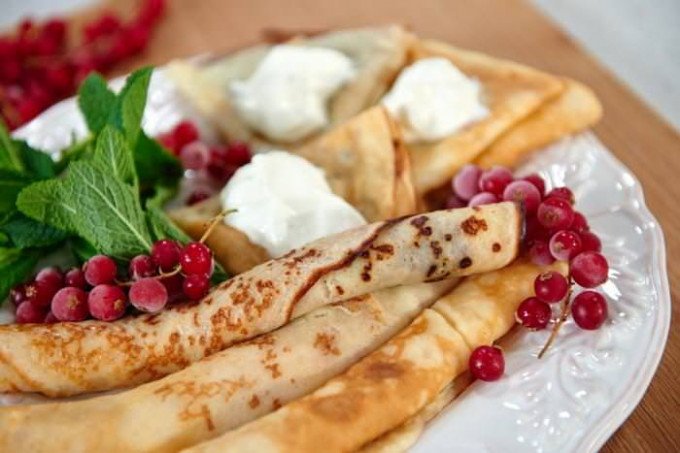 Млинці на масляну — смачні рецепти