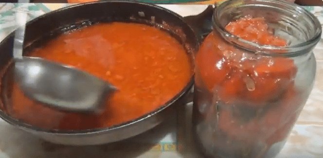 Перец, фаршированный баклажанами на зиму