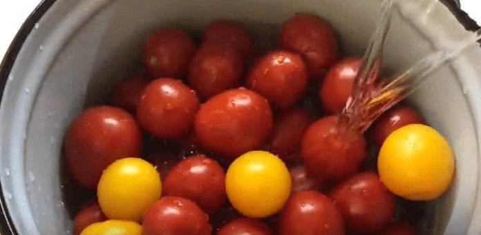 Посолить помидоры холодным способом в кастрюле: рецепт на зиму