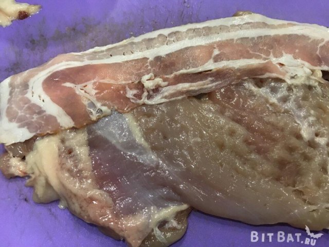 Шашлик на сковороді з курки на шпажках