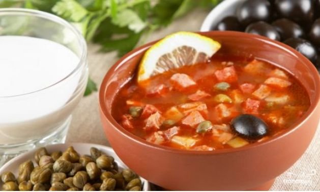 Солянка сборная мясная классическая: Пошаговый рецепт приготовления