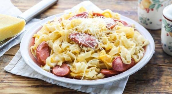 Спагетті з сосисками – 5 цікавих і смачних рецептів