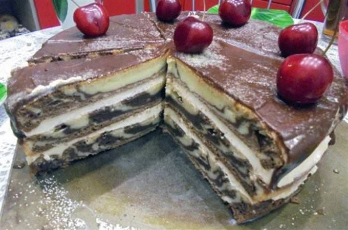 Строкатий торт Зебра — весела смакота!