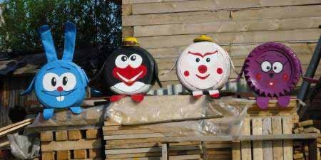 Вироби з шин: як прикрасити дитячу площадку зі старих автомобільних коліс