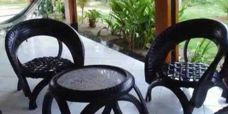 Вироби з шин: як прикрасити дитячу площадку зі старих автомобільних коліс