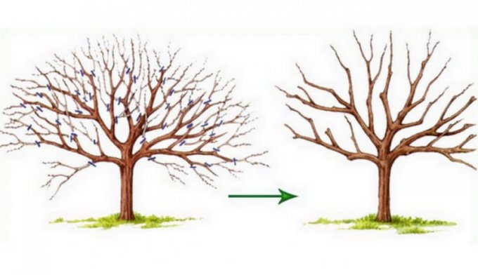 Загальні правила обрізки дерев навесні