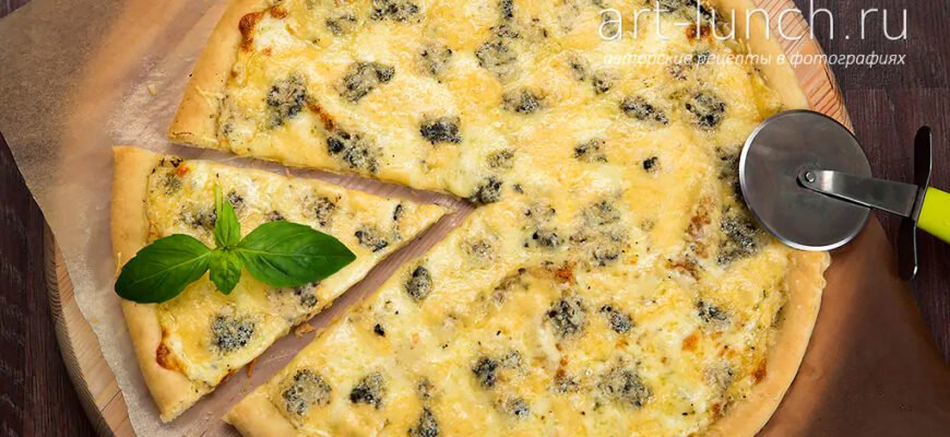 Рецепт Піци 4 Сири: Смачна Домашня Італійська Проста Страва