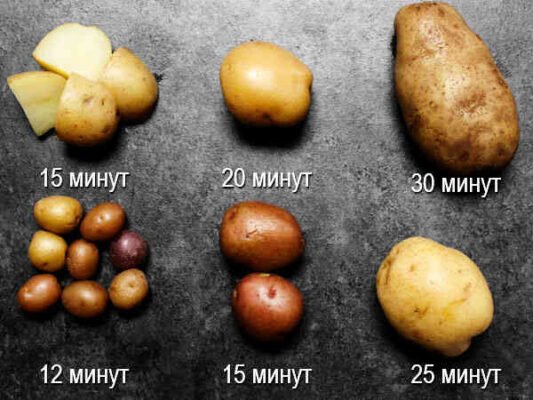 Скільки часу варити картоплю в мундирах: покрокова інструкція Скільки часу варити картоплю в мундирах: покрокова інструкція