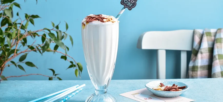 Класичний молочний коктейль: покроковий рецепт для домашнього приготування