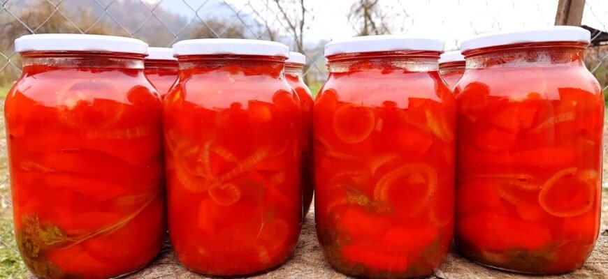 Домашній рецепт перцю в томатному соусі: покрокове приготування Домашній рецепт перцю в томатному соусі: покрокове приготування