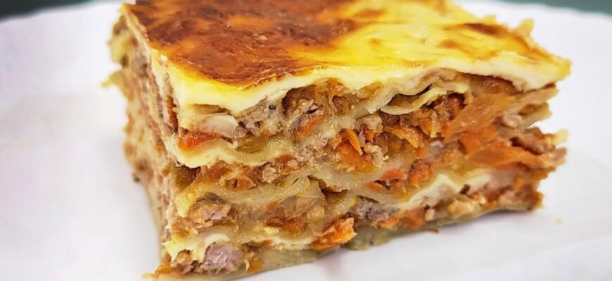 Легка лазанья з лаваша: покроковий рецепт приготування вдома