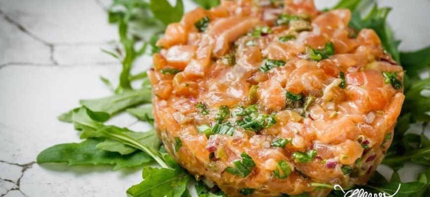 Класичний рецепт тартару з лосося: покрокове приготування