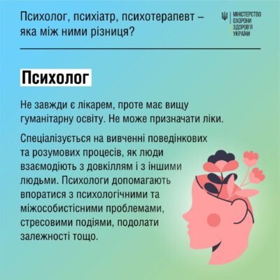 Різниця між психіатром і психотерапевтом: ключові аспекти вибору спеціаліста Різниця між психіатром і психотерапевтом: ключові аспекти вибору спеціаліста