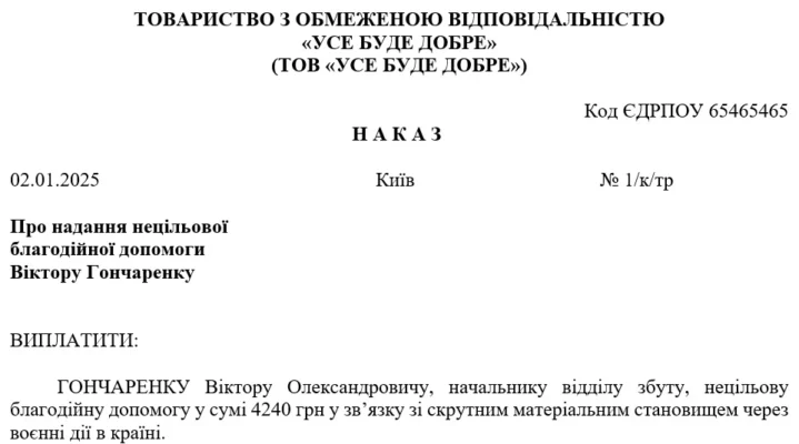 **Нецільова благодійна допомога 2025: виклики та можливості розвитку**