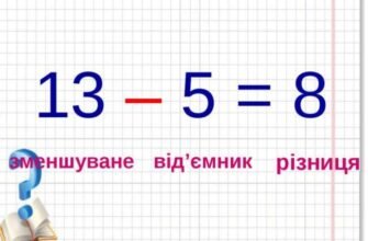 Різниця чисел: зрозумійте, яка математична дія стоїть за цим терміном