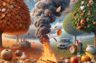 Чому не варто спалювати листя: екологічні та здоров’я ризики