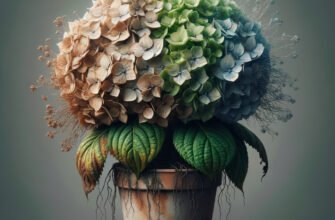 Чому в’яне гортензія в горщику: головні причини та рішення