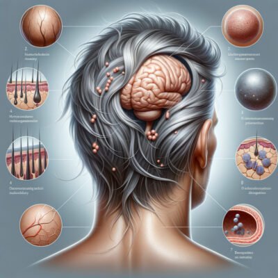 Причини посивіння волосся: основні фактори та як це відбувається